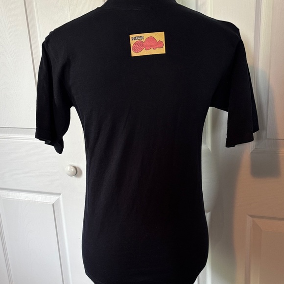 Wonder Woman Black Graphic Tee with Retro Design - Picture 3 of 5